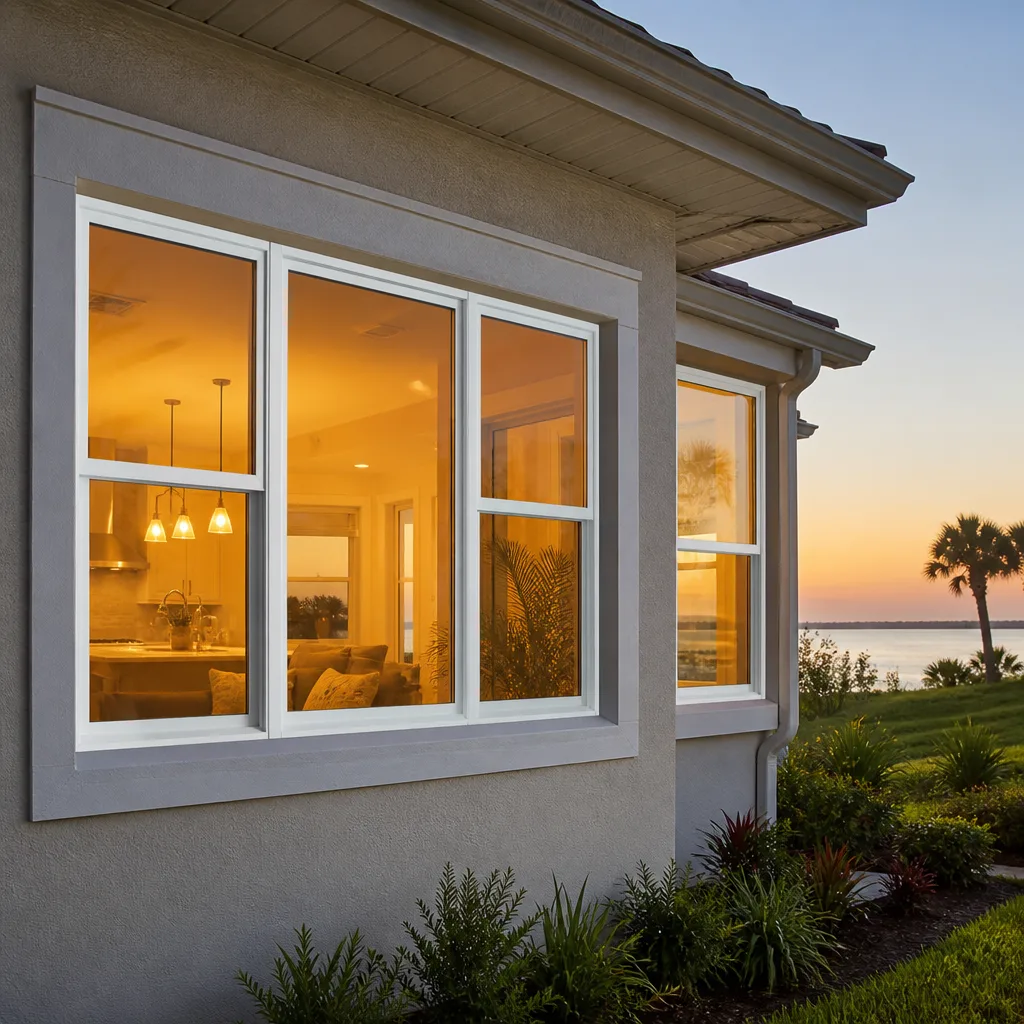 Modern energy-efficient home windows installed in a residential exterior in Venice, FL